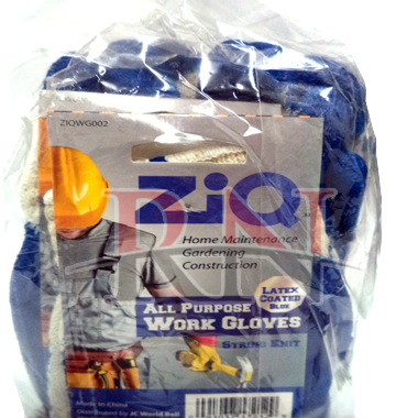 ZIQ All Purpose Work Gloves Blue Wholesale
