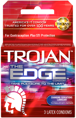 TROJAN | THE EDGE CONDOMS 3CT - 6PC