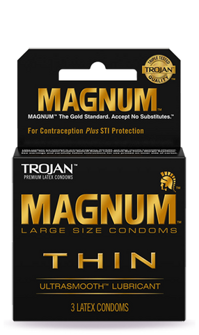 TROJAN | MAGNUM THIN CONDOMS 3CT - 6PC
