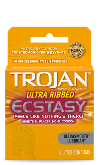 TROJAN | ECSTASY ULTRA RIBBED CONDOMS 3CT - 6PC RN International Inc. TROJAN | ECSTASY ULTRA RIBBED CONDOMS 3CT - 6PC RN International Inc.