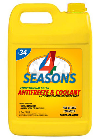 4 SEASONS | ANTIFREEZE & COOLANT GREEN 1GAL - 6PC