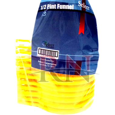 1/2 Pint Yellow Plastic Funnel Wholesale
