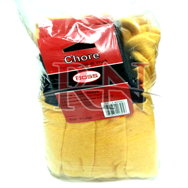 Yellow Chore Gloves Wholesale