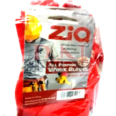 ZIQ All Purpose Work Gloves Red Wholesale