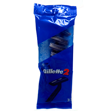 Gillette 2 Disposable Razor 3CT Wholesale 