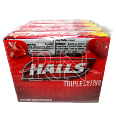 Wholesale Halls Cough Drops Cherry