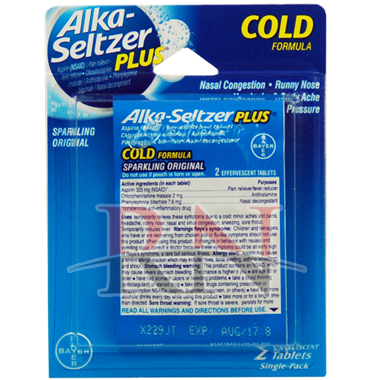 Alka-Seltzer Plus Blister Pack Wholesale