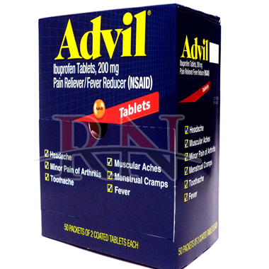 Advil Dispenser 50PK Wholesale
