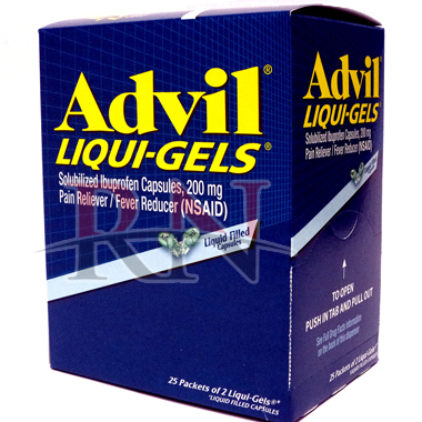 Advil Liqui Gels Dispenser 25PK Wholesale