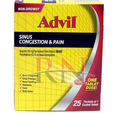 Advil Sinus Congestion & Pain Dispenser Wholesale