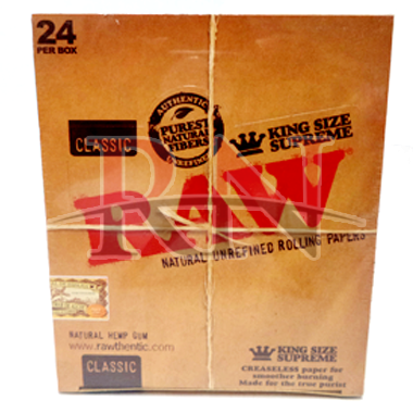 Raw King Size Supreme Rolling Papers Wholesale