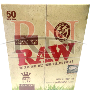 Raw Organic Rolling Paper Kingsize Slim Wholesale