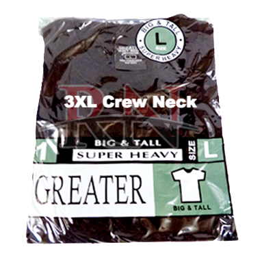 Black Crew Neck 3XL T-Shirts Wholesale
