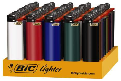 Box of 50 BIC Maxi lighters