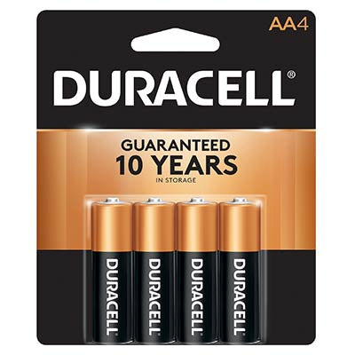 Duracell Coppertop AA4 Batteries Wholesale