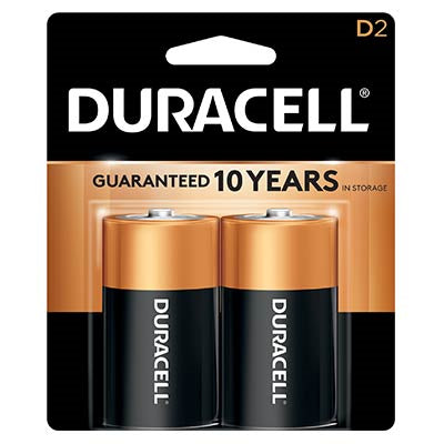 Wholesale Duracell Coppertop D2 Batteries