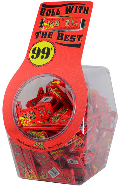 JOB | ORANGE 1 1/4 ROLLING PAPER PP$.99 JAR  - 100PC