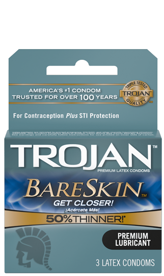 TROJAN | BARESKIN PREMIUM CONDOMS 3CT - 6PC