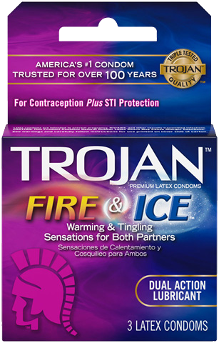 TROJAN | FIRE & ICE CONDOMS 3CT - 6PC